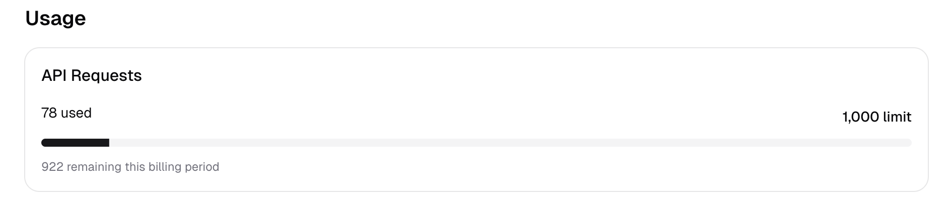 Usage of requests in the Developer Portal
